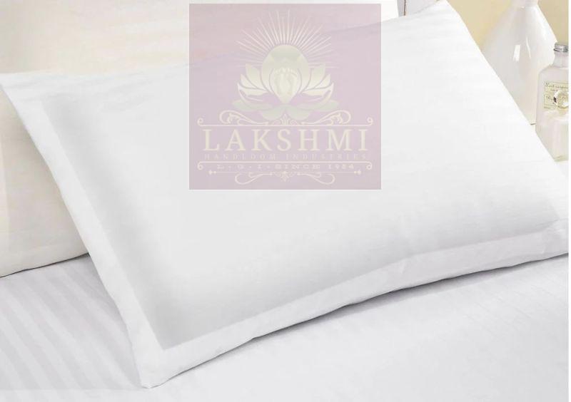 Ultra Luxury Cotton White Plain Pillow Cover