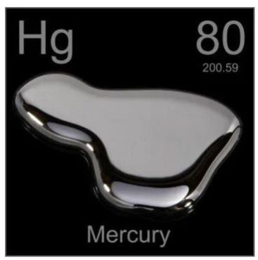 Liquid Mercury, Purity : 99.6%