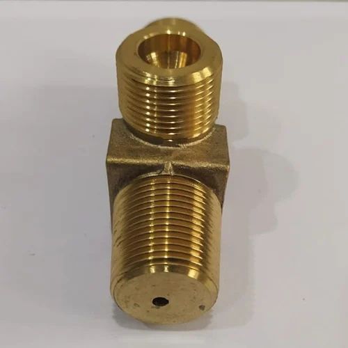 Polished Brass Argon Cylinder Valve, Color : Yellow