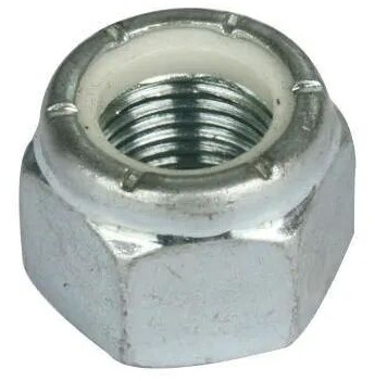 14 Mm Mild Steel Hex Nylock Nut