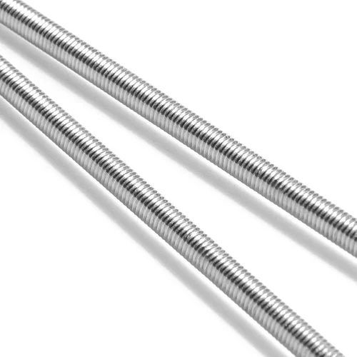 Polished. 16 Mm Galvanized Iron Threaded Rod, Color : Silver