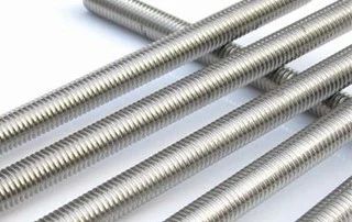 Polished. 20 Mm Stainless Steel Threaded Rod, Color : Silver