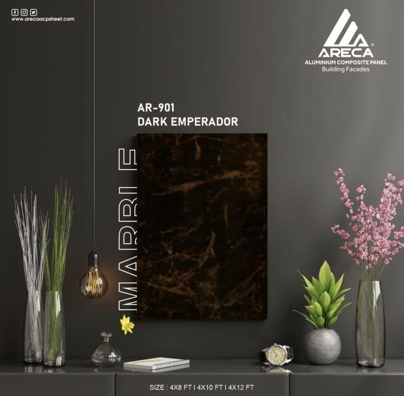 DARK EMPERADOR MARBLE SERIES ALUMINIUM COMPOSITE PANEL