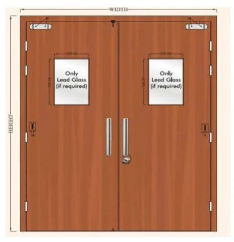 Acoustic Polished Fire Door