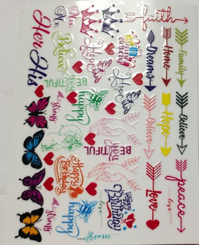 Resin UV Dtf Sticker