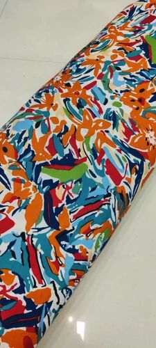 Printed Micro Crepe Fabric