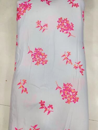 Printed Micro Crepe Fabric