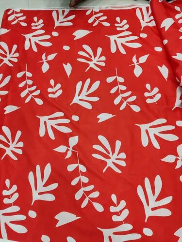 Printed Micro Crepe Fabric