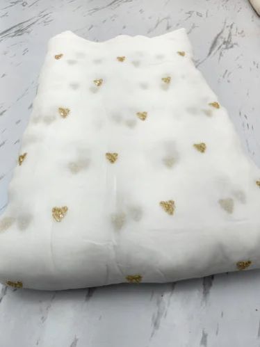 White Chiffon Fabric