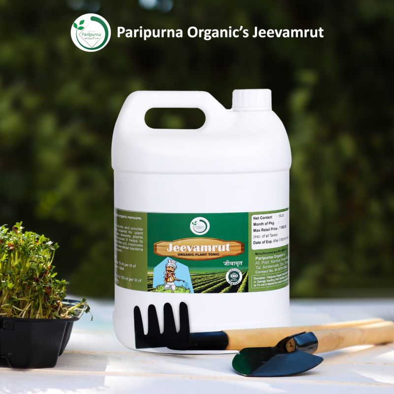 5 Litre Paripurn Jeevamrut Liquid Fertilizer