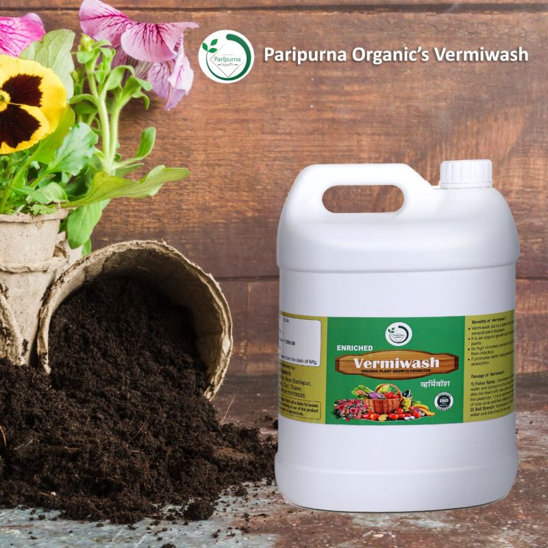 5 Litre Paripurn Vermiwash Liquid Fertilizer