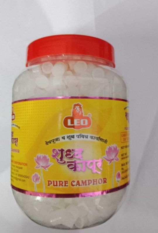 LEO Pure Camphor Tablets Jar-500gm