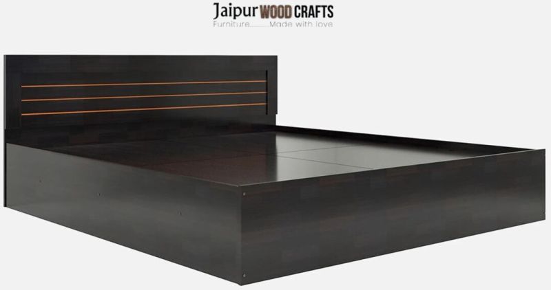 Kuruma Queen Size Bed in Wenge Finish