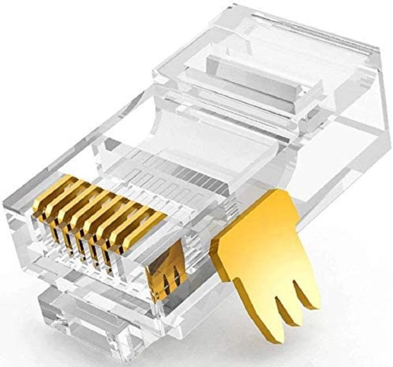 FEDUS Cat6 RJ45 Ends, Cat6 Connector, 8P8C Cat5