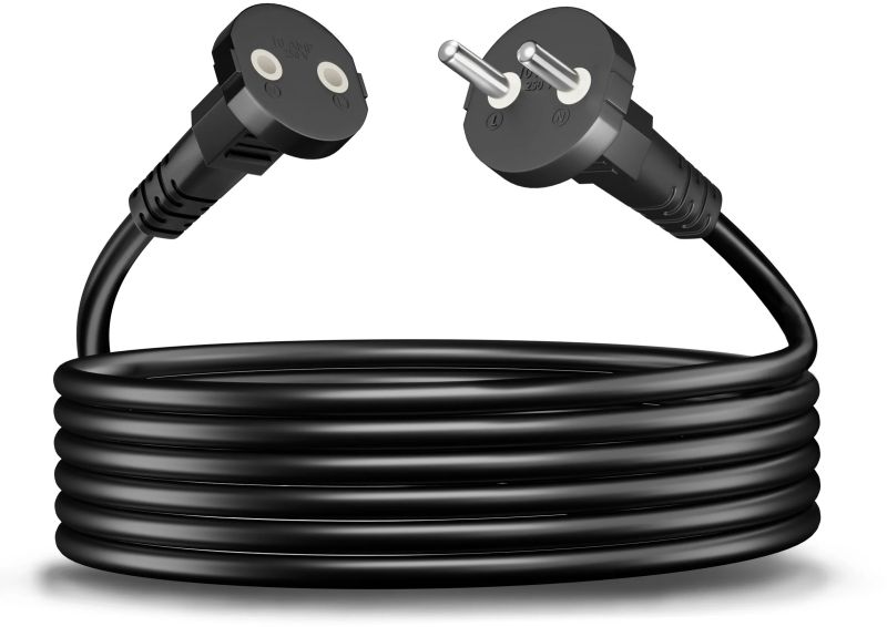 FEDUS Long 18AWG Heavy Duty Male to Female 2 Pin Power Extension Cord Wire