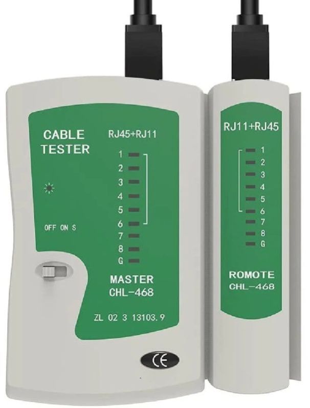 FEDUS RJ45 And RJ11 Network LAN Cable Tester with LED Indicators