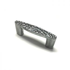 PEWTER BEATEN TOP PULL HANDLE