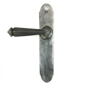 Pewter Curly Lever Latch