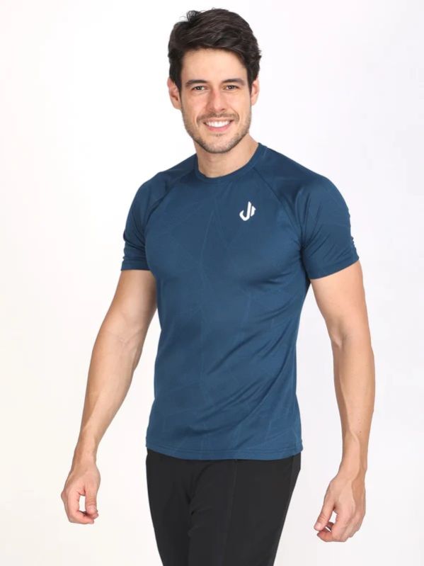 Solid Blue Mens T-shirt