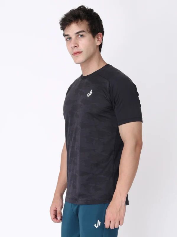 Camouflage Jacquard Mens T Shirt