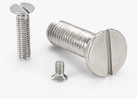 Slotted Countersunk Head Screws for Woodworking, Valves