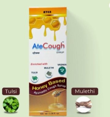 Atecough Syrup | Enriched With Tulsi Mulethi Vasaka