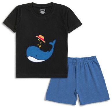Boys Round Neck Half Sleeve t-shirt Shorts Set