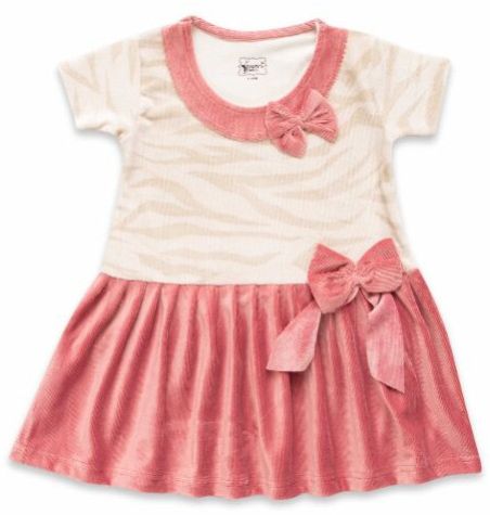 Girls Frock in White and Pink