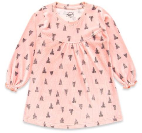 Girls Full-Sleeve Frock in Pink