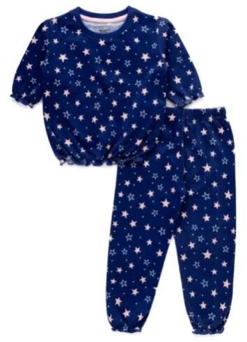 Girls Top & Pant Blue & Green