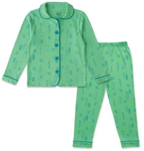 Kids Night Suit – Green