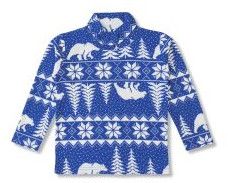 Kids Waffle High Neck Full Sleeve T-Shirt