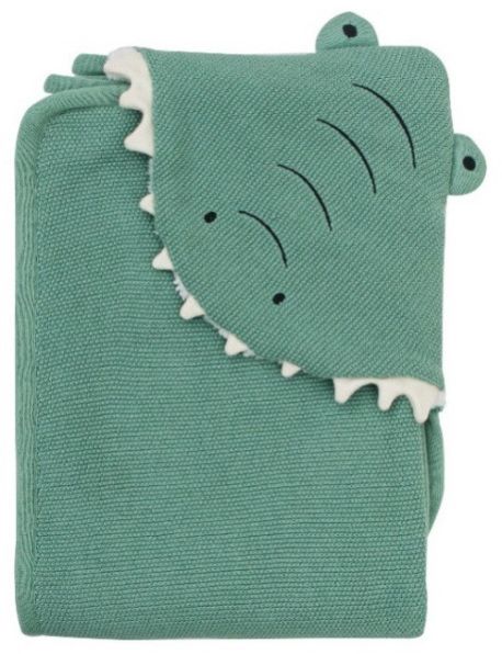 Certified Knitted Cotton Hooded Blanket