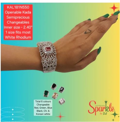 Cz Openable Womens Bracelet