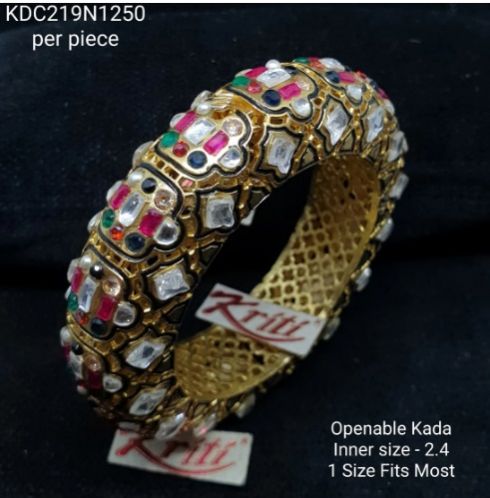 Openable Navratan Ladies Kada