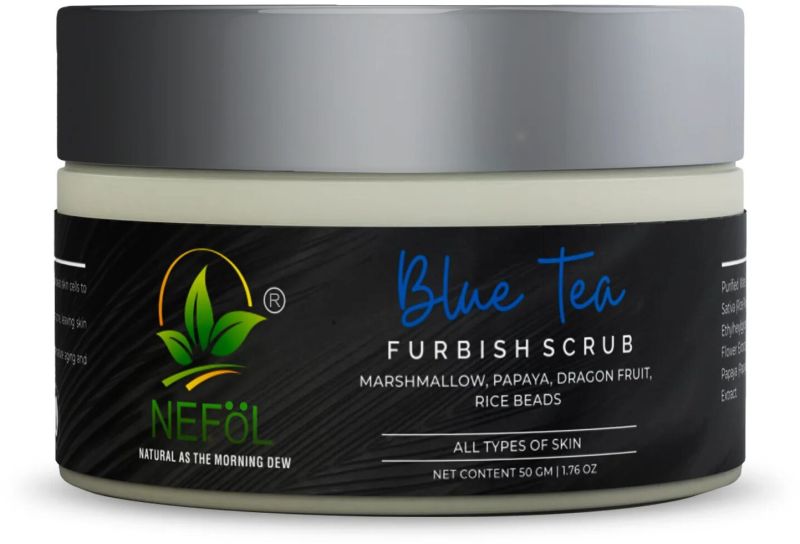 Blue Tea Papaya Extract Face Scrub