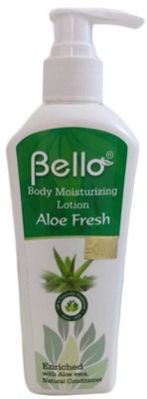Bello Body Moisturizing Lotion- Aloe Fresh, Packaging Type : Bottle