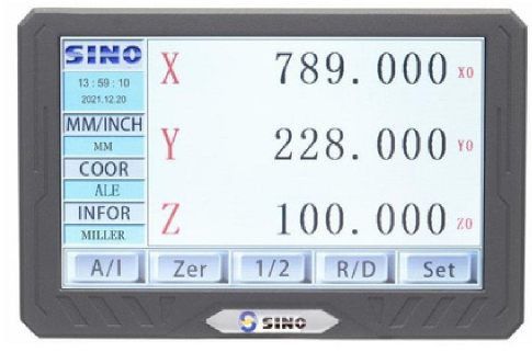 Electric Polished SDS200S Mini DRO Multifunctional Meter