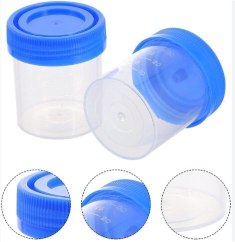 Sterile Plastic Urine Sample Container with Secure Lid &AMP;ndash; Medical &AMP;AMP; Laboratory Use