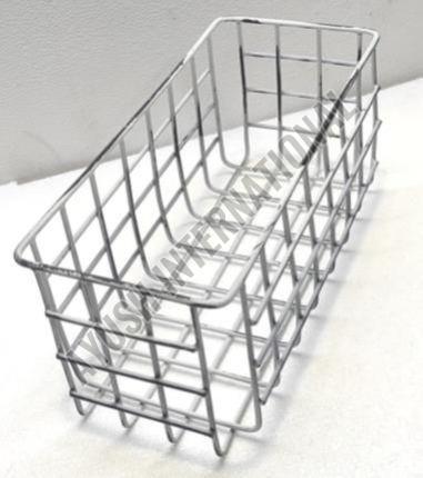 29X12.5 Cm Silver Rectangle Iron Wire Basket