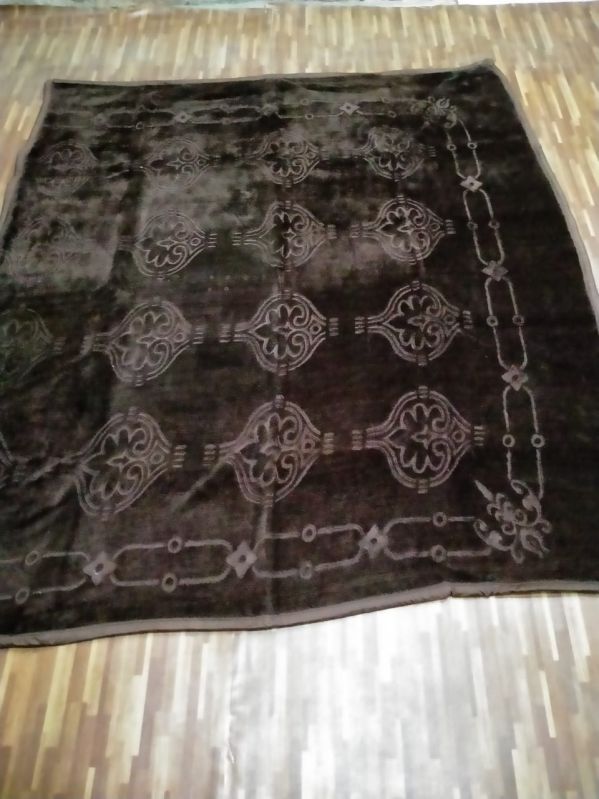 Plain Emboss Mink Blanket