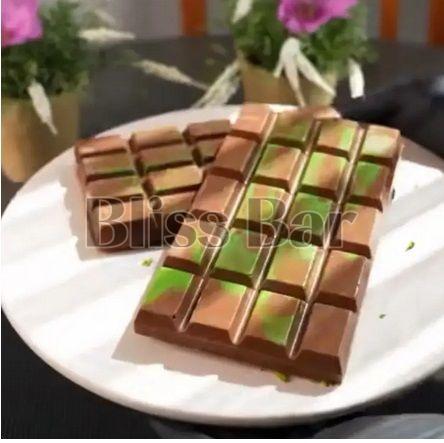 Pistachio Rectangular Dubai Kunafa Chocolate