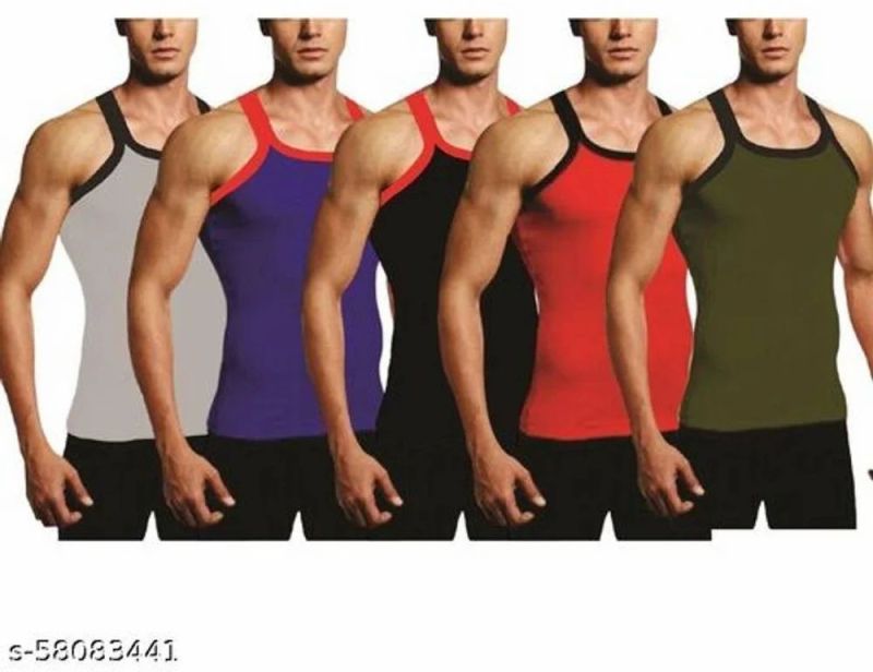 Mens Soft Cotton Gym Vests