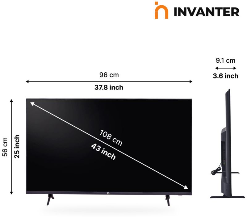 IN43UHD4K Android Smart LED TV