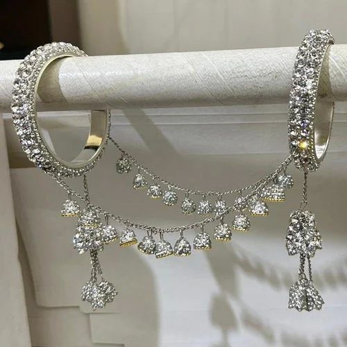 Silver Bridal Bangles