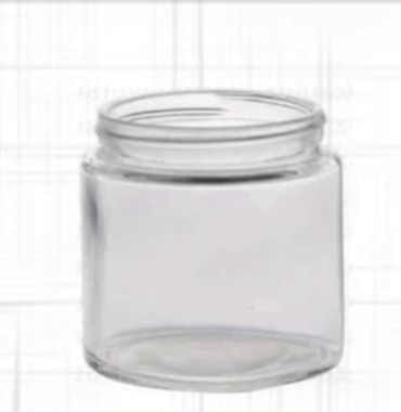 250ml Plain Round Glass Screw Jar, Color : Transparent