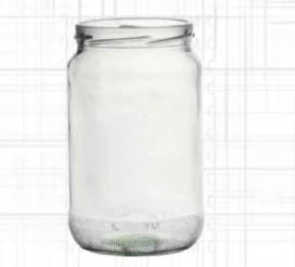 780 Ml Round Glass Jar