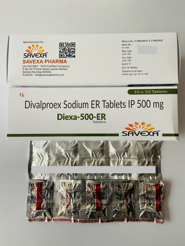 DIEXA 500 ER (Divalproex Sodium 500mg)