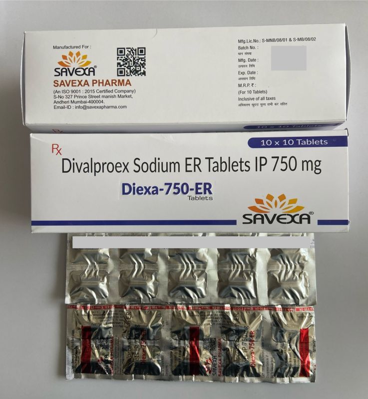 DIEXA 750 ER (Divalproex Sodium 750mg)