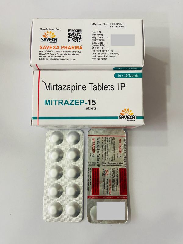 Mitrazep 15 Mirtazepine Tablets